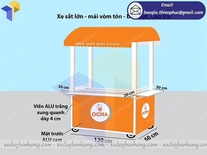 xe trà sữa thái lan