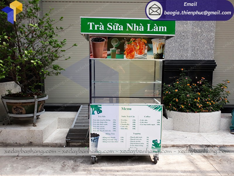 sản xuất xe trà sữa