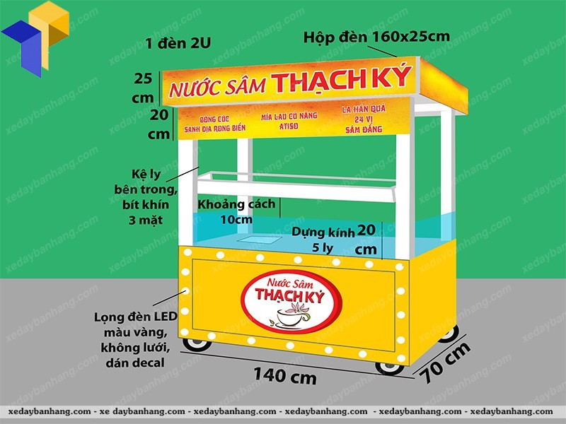 mua xe nước sâm ở đâu