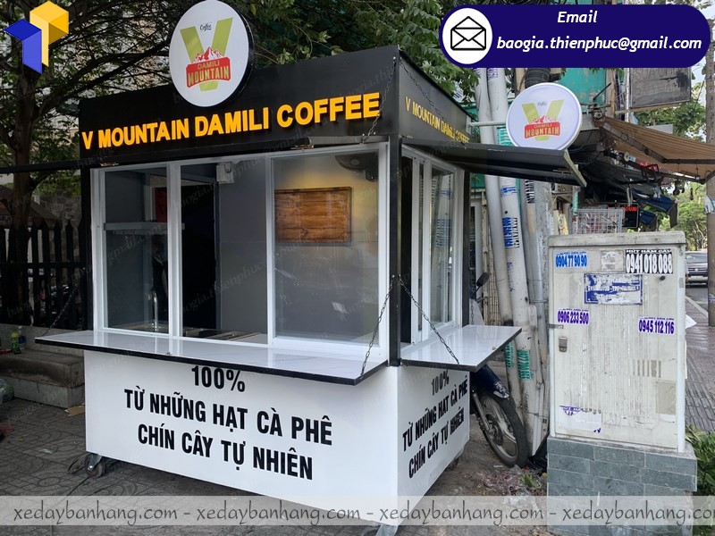 kiot bán coffee giá bao nhiêu