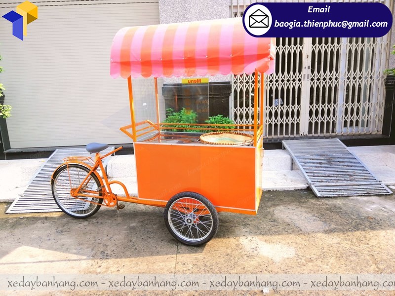 xe đạp bán hàng lưu động