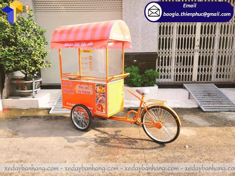 xe đạp bán xôi
