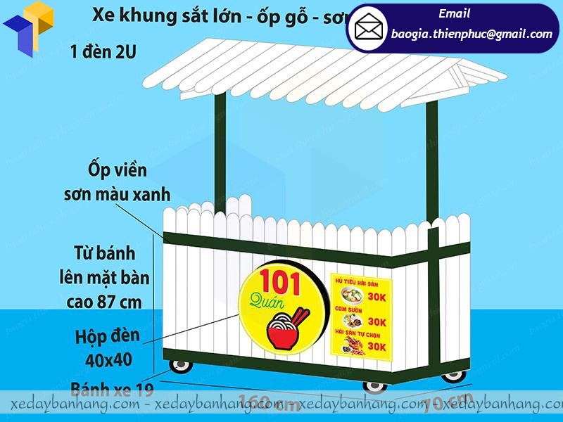 thiết kế tủ gỗ bán hàng