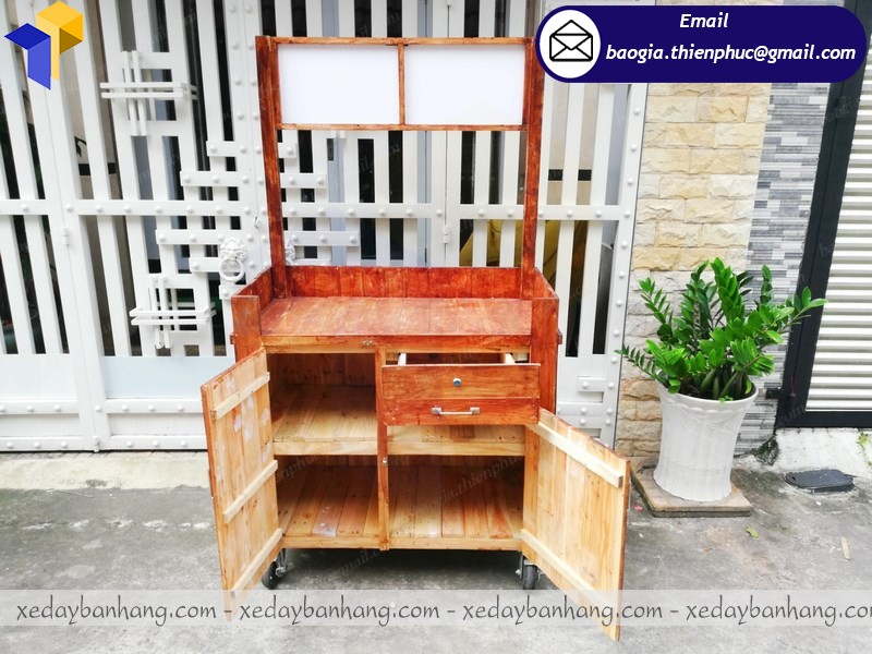 tủ gỗ cafe giá bao nhiêu