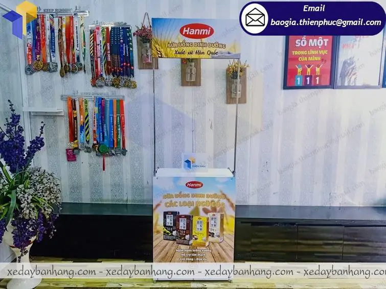 báo giá booth bán hàng mini giá rẻ