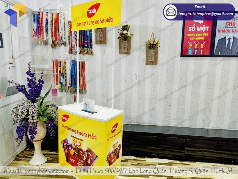 báo giá booth nhựa trưng bày giá rẻ