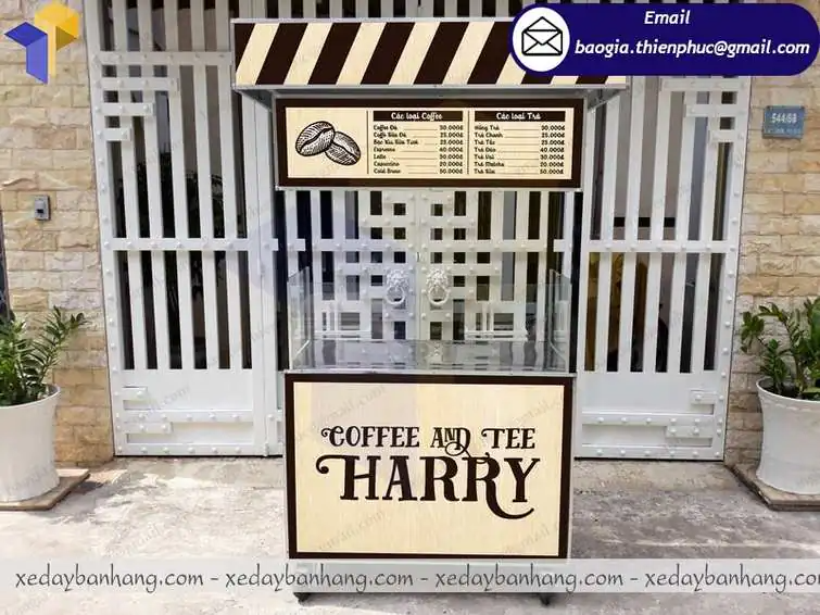 báo giá mẫu xe bán cafe lưu động