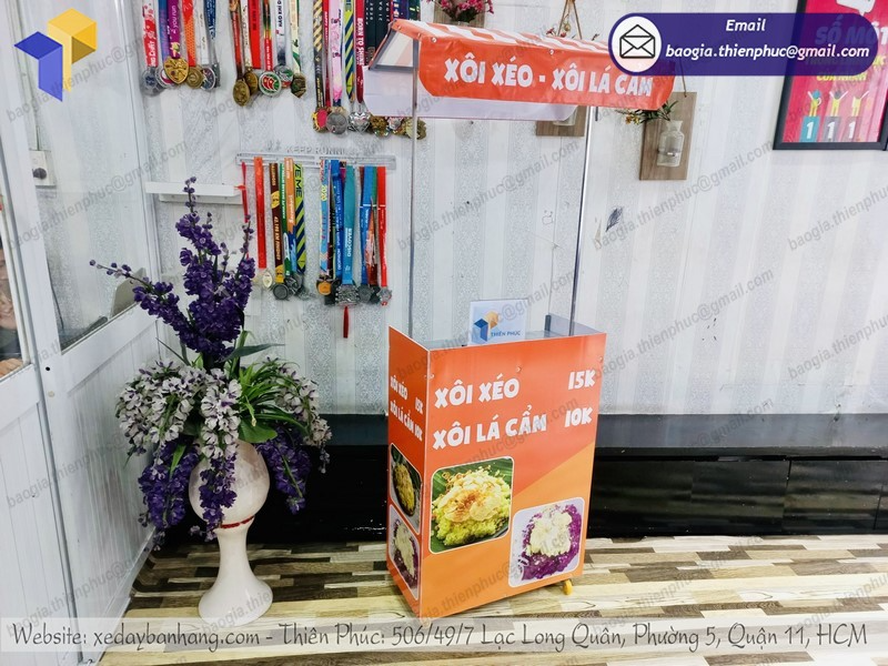 báo giá quầy bán xôi xéo take away
