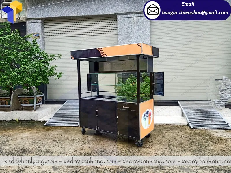 báo giá quầy sắt bán sinh tố nước ép trái cây