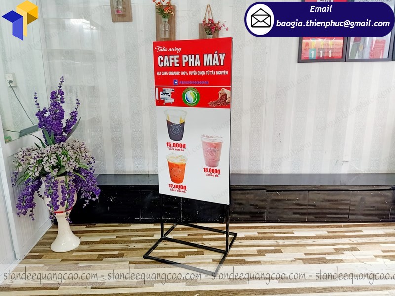 Chân standee 2 mặt hcm