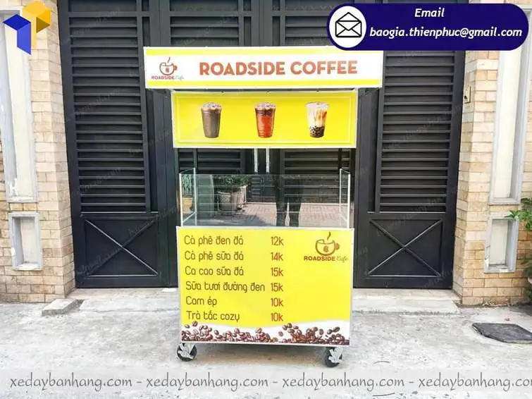 báo giá tủ kiếng bán cà phê
