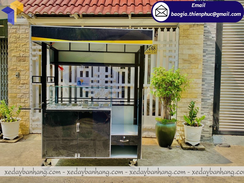 báo giá xe inox bán gà rán lưu động