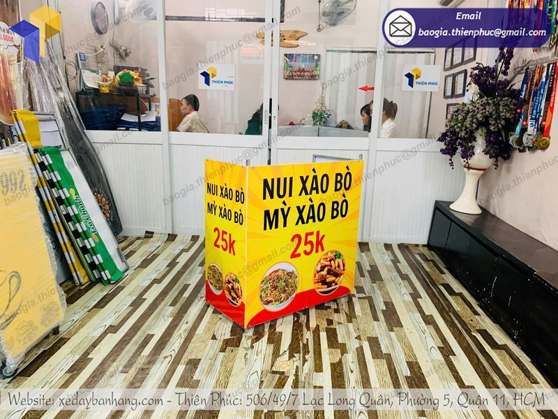 Booth lắp ráp bán đồ ăn sáng rẻ