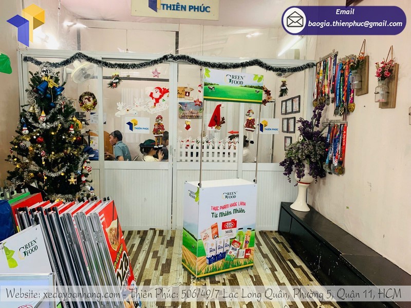 Booth di động lắp ráp đẹp