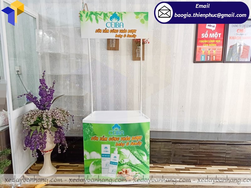 booth nhựa sampling lắp ráp