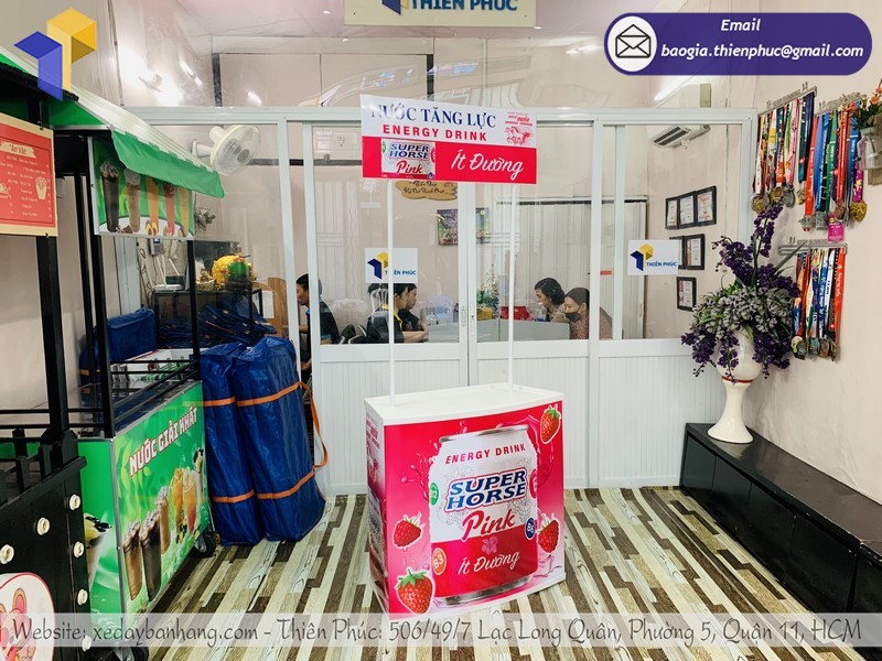 booth nhựa xếp gọn tphcm