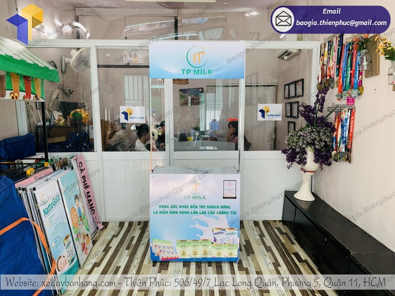 booth xếp gọn tiếp thị uy tín