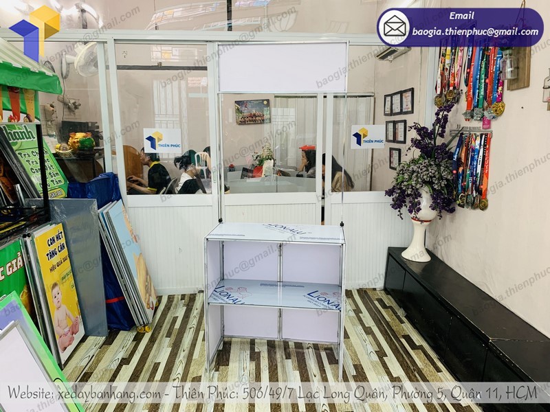 booth tiếp thị lưu động đẹp