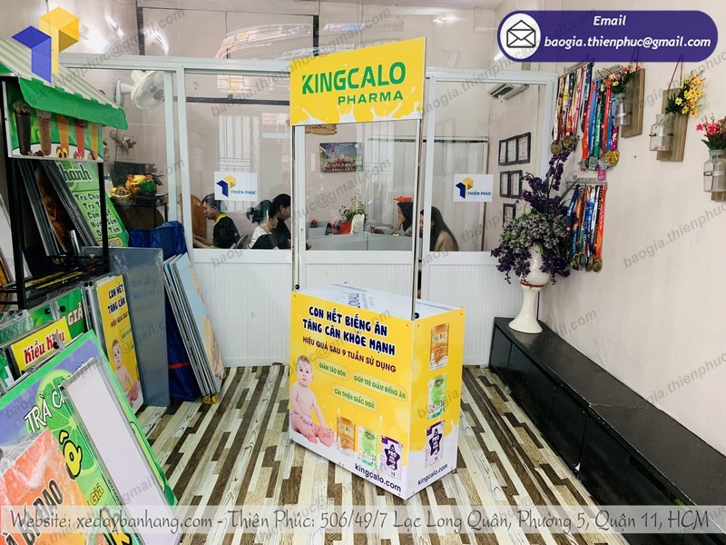 booth tiếp thị lưu động rẻ