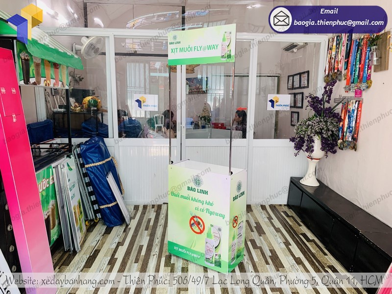 booth sampling di động uy tín