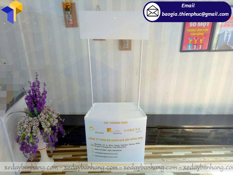 booth sampling quảng cáo siêu thị
