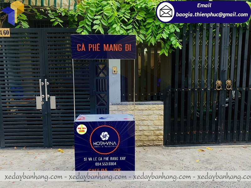 booth sắt sampling bán cafe rang xay giá rẻ