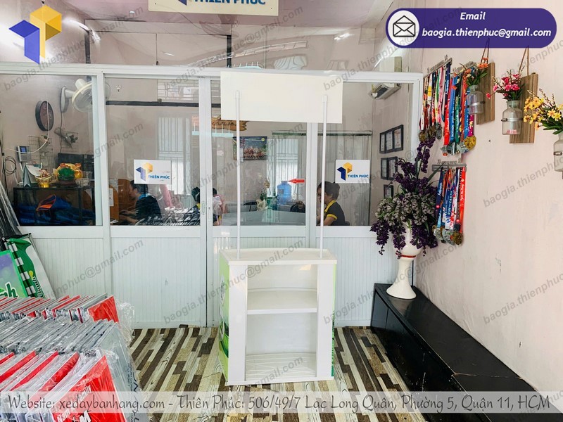 booth siêu thị quảng cáo rẻ