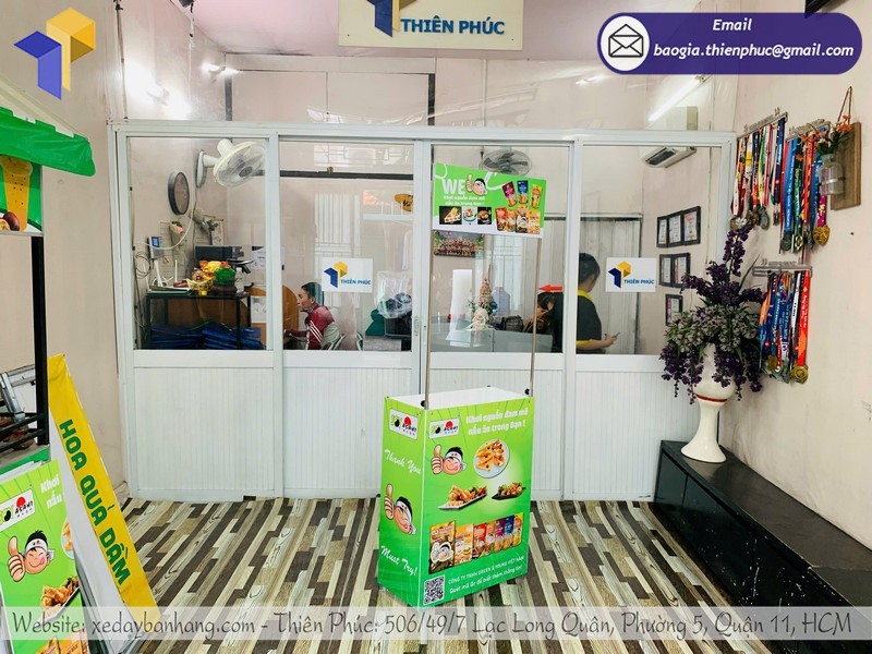 Booth quảng cáo sản phẩm rẻ