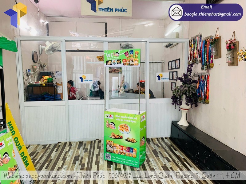Booth quảng cáo sản phẩm tphcm