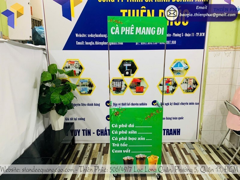 xe gấp gọn cà phê