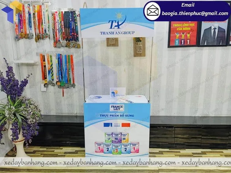 cung cấp quầy sampling hội chợ
