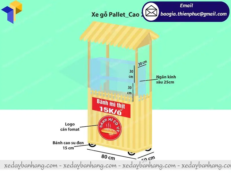 cung ứng tủ bán bánh mì thịt