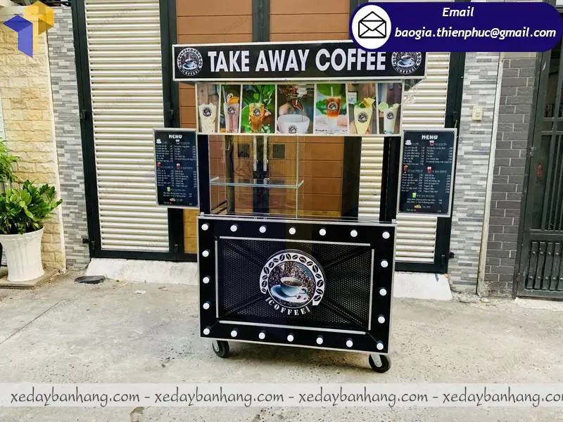 cung ứng xe bán cà phê vỉa hè nguyên chất