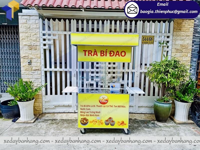 đặt làm xe bán trà bí đao