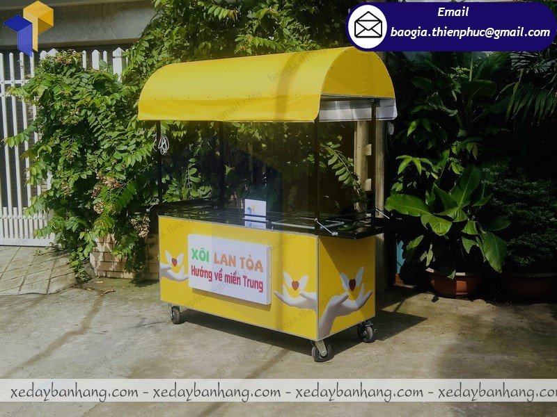đặt làm xe bán xôi ủng hộ miền trung