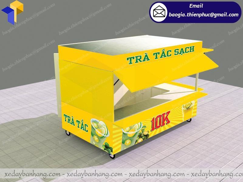 đặt mua kiot bán trà tắc sạch