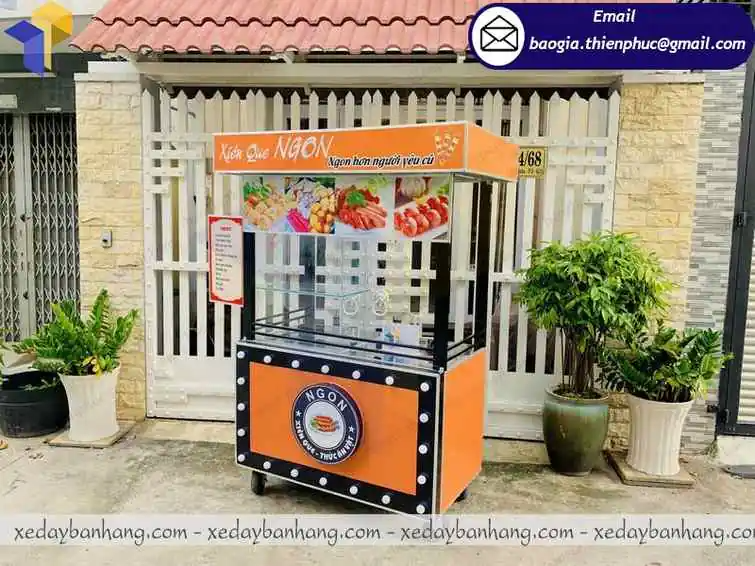 đặt mua quầy bán đồ ăn vặt giá rẻ