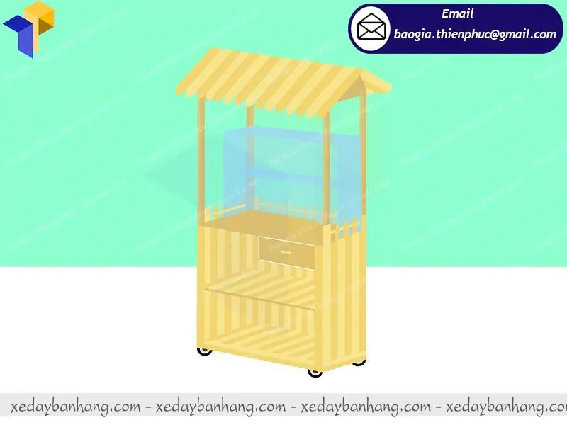 đặt mua tủ bán bánh mì thịt