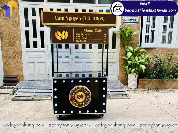đặt mua tủ bán coffee take away