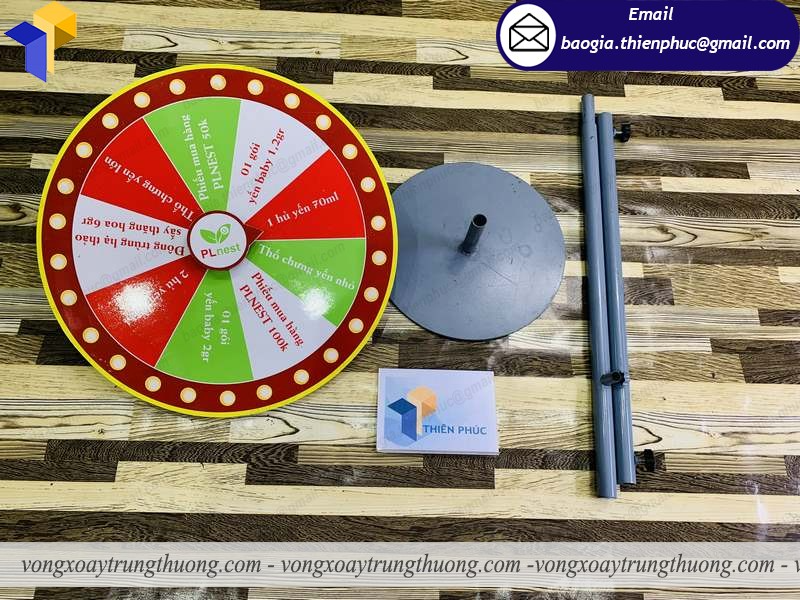 đặt mua vòng quay số may mắn trúng thưởng