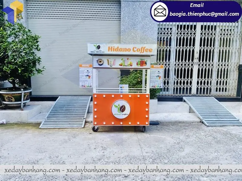 đặt mua xe bán cà phê espressso giá rẻ