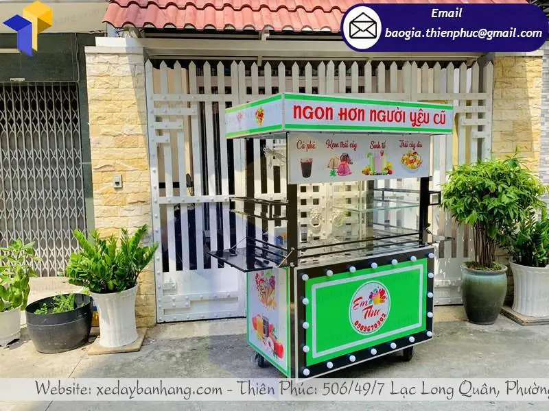 địa chỉ xe đẩy bán sinh tố trái cây