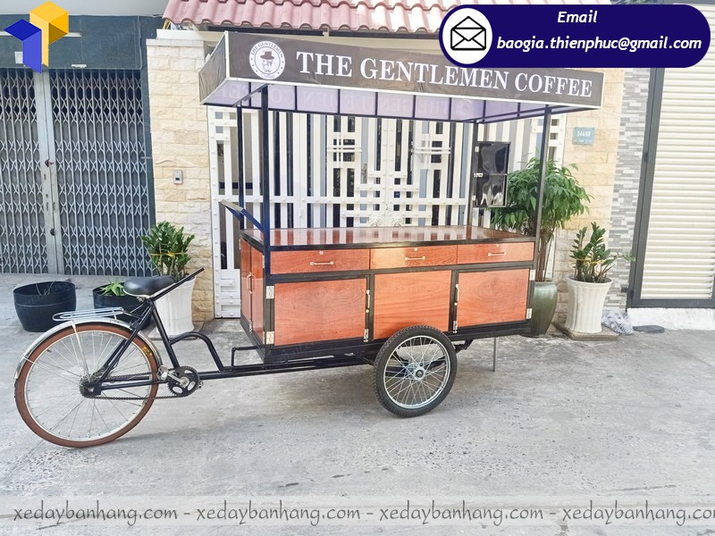 xe đạp xích lô bán cà phê giá rẻ