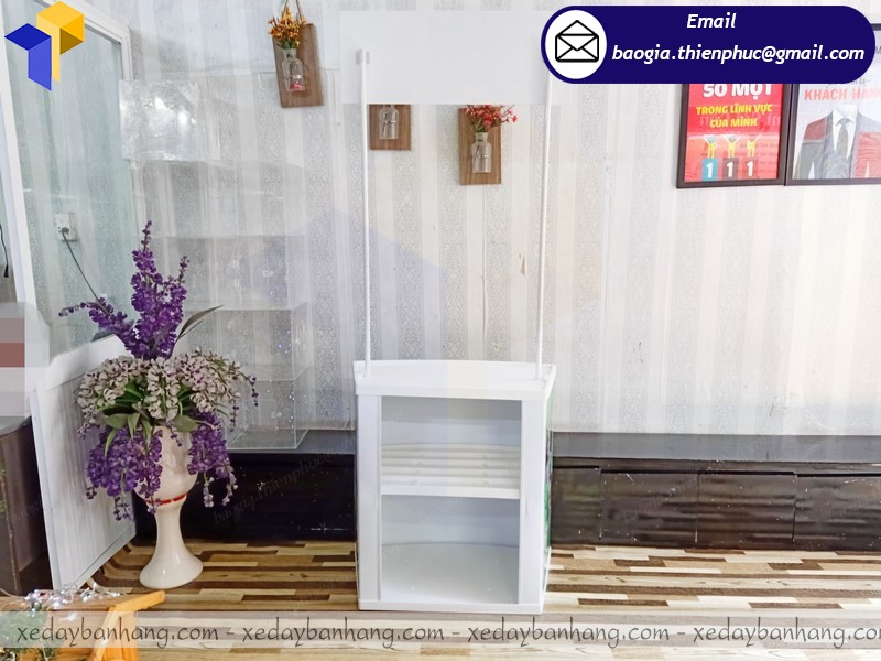 đóng boooth nhựa lắp ráp giá rẻ