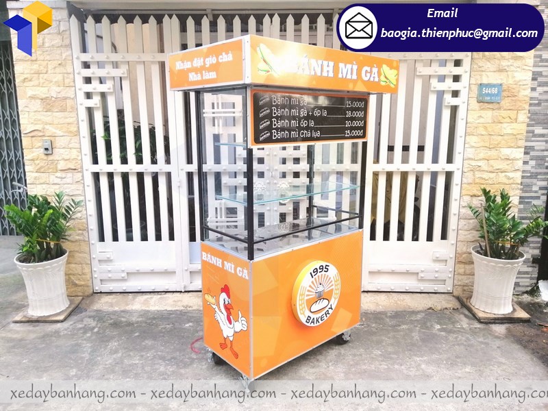 đóng xe sắt bán bánh mì ở đâu