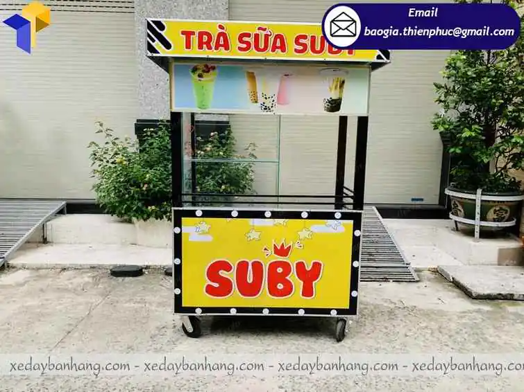 giá bán xe trà sữa lưu động đài loan
