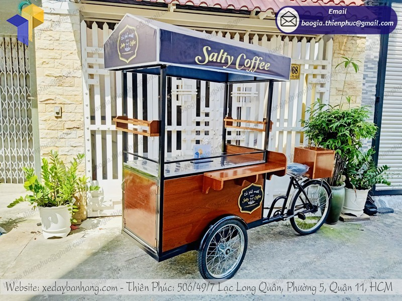 gia công xe bike kinh doanh cà phê