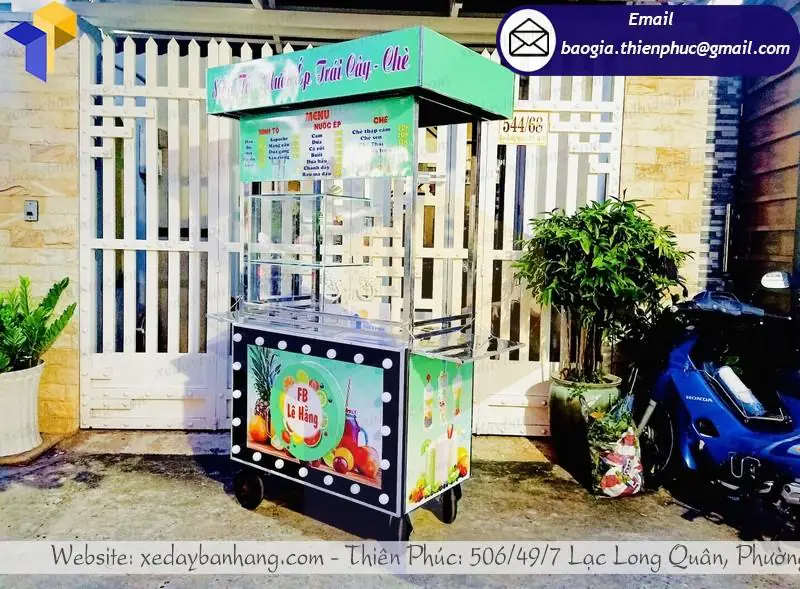 gia công xe nước ép hoa quả