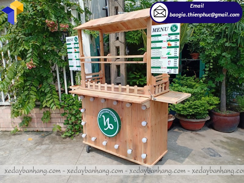 giá tủ gỗ cafe giá rẻ