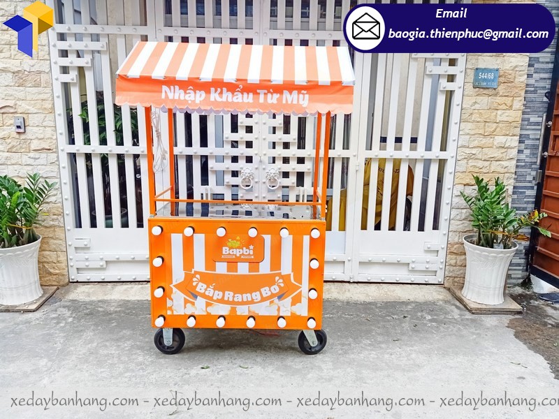 giá xe bán bắp rang bơ